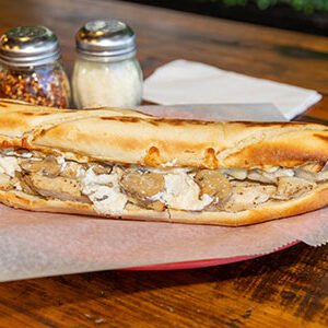 Chicken Alfredo Carbonara, Chicken, Mushrooms, Alfredo Sauce, Cheese